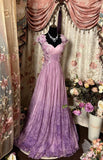 Elegant Sweetheart A-Line Appliques Chiffon Long Prom Dress, HZ0319