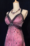 Vintage V Neck Straps A-Line Beading Short Party Dress Birthday Outfits Prom Dress HZ0319