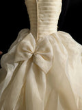 Elegant Strapless Rhinestone Pleated Tiered Tulle Ball Gown Sweet 16 Dress Birthday Party Dress Prom Dress HZ0319