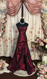 Elegant Prom Dress A Line Sweetheart Pleated Long Prom Gown Evening Dress Party Dress Gala Dress HZ0319
