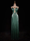 Sexy Prom Dress Spaghetti Straps Backless Prom Gown Evening Gala Dress HZ0319