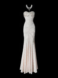 Elegant Prom Dress Sweetheart Lace Sequins Mermaid Prom Gown Evening Dress Gala Dress HZ0319