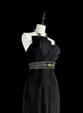 Beauty Prom Dress Black Strapless Pleated Mermaid Evening Dress Gala Dress HZ0319