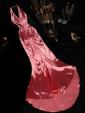 Fashion Prom Dress Halter Pleated Mermaid Evening Dress Gala Dress Formal Dress HZ0319