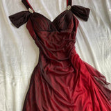 Burgundy Prom Dress A Line Shiny Sweetheart Long Gala Dress Ruffled Evening Gown Birthday Party Dress HZ0319
