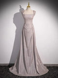Shiny Off The Shoulder A-Line Long Prom Dress Formal Party Dress HZ0319